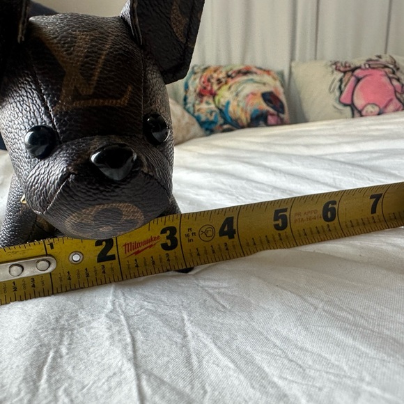 Pleather puppy keychain - Picture 4 of 10